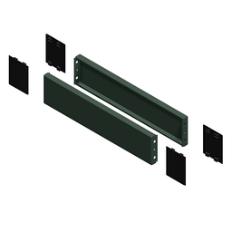NSYSPS12100 – Side panels for the plinth, PanelSeT SFN, PanelSeT SF, for electrical enclosure  D1200mm, set of 2, H100mm