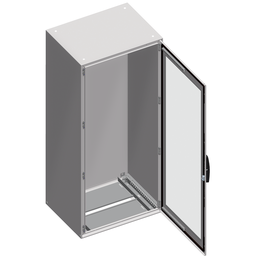 NSYSM20830T – PanelSeT SM compact enclosure with glazed door – 2000x800x300 mm