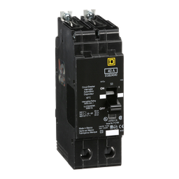 EGB24040 – Mini circuit breaker, E-Frame, 40A, 2 pole, 480Y/277VAC, 65kA max, bolt on