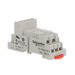 70-782D14-1 – Socket, Harmony Electromechanical Relays, for 782 relays, 4PDT, 14 pins, screws clamp terminals, 10A, 300V