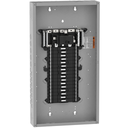 QO132M125P – Load center, QO, 1 phase, 32 spaces, 38 circuits, 125A convertible main breaker, PoN, NEMA1