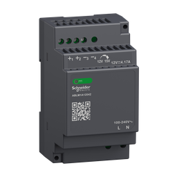 ABLM1A12042 – Regulated Power Supply, 100 to 240V AC, 12V, 4.2A, single phase, Modular