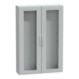 NSYPLA15103TG – Floor standing polyester enclosure, Thalassa PLA, glazed door, completely sealed, 1500x1000x320mm, IP65, IK08