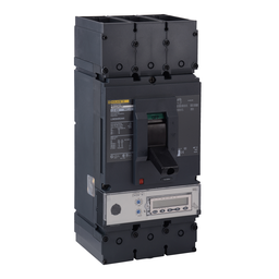 LGM36400U44X – Circuit breaker, PowerPacT L, 400A, 3 pole, 600VAC, 18kA, lugs, MicroLogic 6.3A, 80%