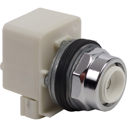 9001K2L38 – Illuminated push-button head, Harmony 9001K, metal, projecting, without cap, 30mm, spring return, 120V
