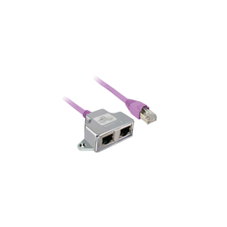 TCSCTN023F13M03 – CANopen terminal adaptor, Altivar, Lexium, 2 RJ45 connectors for daisy chain connection