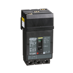 HJA36150 – Circuit breaker, PowerPacT H, 150A, 3 pole, 600VAC, 25kA, I-Line, thermal magnetic, 80%, ABC