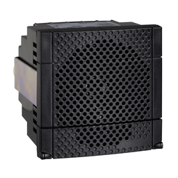XVS72BMBN – Electronic alarm, Harmony XVS, black, NPN, mounting support DIN 72, 0…90dB, 16tones, 4 channels, 12…24V AC DC