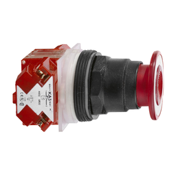 9001SKR9RH6 – Push button, Harmony 9001SK, plastic, mushroom 41mm, red, 30mm, 2 positions, push-pull, 1NC