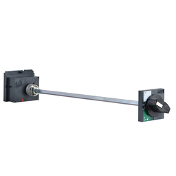 GV7AP01 – Extended rotary handle, TeSys GV7, black legend plate, padlockable, IP55