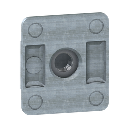 NSYSNSM6 – Serrated quarter-turn sliding nut – M6. Supply: 10 units