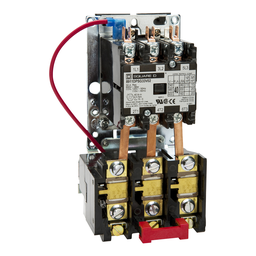 8911DPSO23V09 – NEMA starter, Definite Purpose, 25A, 20HP at 600VAC, 3 phase, 3 pole, melting alloy, 208V to 240VAC coil, open