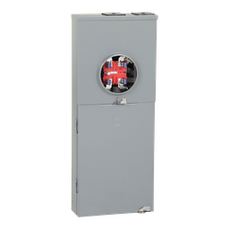 RC816F150CH – Meter mains, Homeline, CSED, ringless socket, 150A, surface mount, maximum 8 spaces, 16 circuits, horn bypass