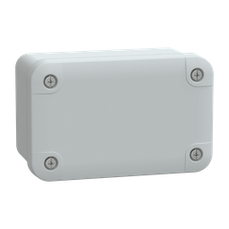 NSYTBS1176 – ABS box IP66 IK07 RAL7035 Int.H105W65D55 Ext.H116W74D62 Opaque cover H10