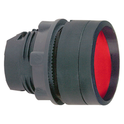 ZB5AA46 – Head for non illuminated push button, Harmony XB5, red recessed, 22mm, spring return, unmarked