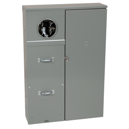 SU3040D400CB – All in one, Homeline, CSED, ringed socket, 400A, surface/semi, 30 spaces, 40 circuits, 25kA SCCR, 320 manual bypass