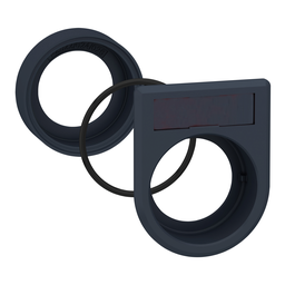 ZB5AZ024 – Flush mounting kit, Harmony XB5, mounting kit 30mm for selector switches and illuminated  push buttons 22mm, plastic, 1 line legend