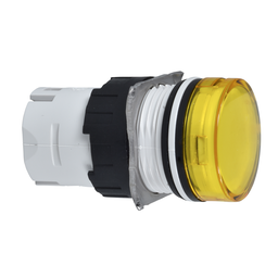 ZB6AV5 – Head for pilot light, Harmony XB6, yellow, 16mm, integral LED