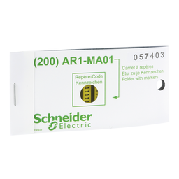 AR1MB011 – Marker, Linergy TR cable ends, yellow, clip-on type, character 1