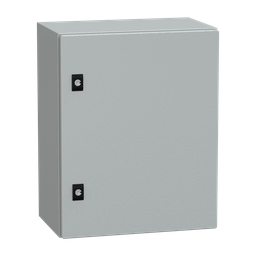 NSYCRN54250P – PanelSeT CRN plain door with mount.plate. H500xW400xD250 IP66 IK10 RAL7035..