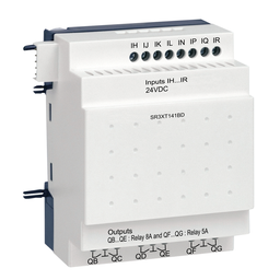 Square D SR3XT141BD 24 VDC 14-I/O PLC Discrete Extension Module