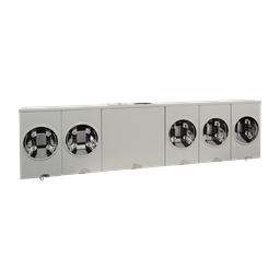 UT5R2392TU – Horizontal meter sockets, 5 ringless sockets, no bypass, 4 jaws, OH, UG, 200 A