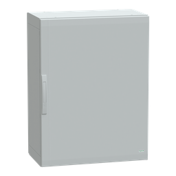 NSYPLA1074G – Floor standing polyester enclosure, Thalassa PLA, plain door, completely sealed, 1000x750x420mm, IP65, IK10