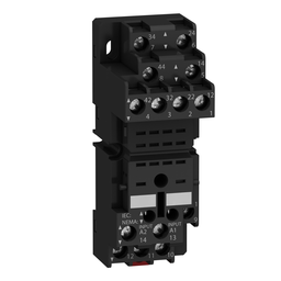 Square D RXZE2M114 250 Volt 10 Amp 35 mm Din Rail/Panel Mount Screw Clamp Terminal Relay Socket