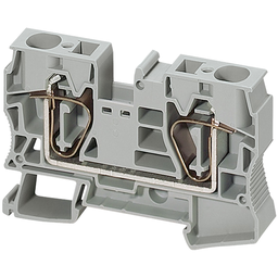 NSYTRR162 – Terminal block, Linergy TR, spring type, feed through, 2 points, 16mm², grey