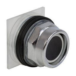 9001KR2B – Head for spring return push button, Harmony 9001K, metal, recessed, black, 30mm