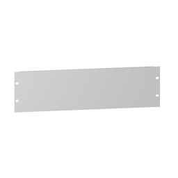 NSYCRTM3U – Actassi – 19″ plain plate – 3U – steel – RAL7035 – 15/10mm