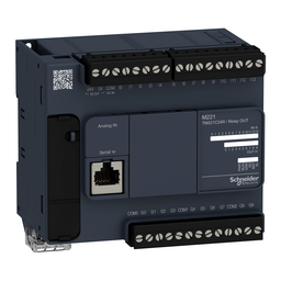 TM221C24R – logic controller, Modicon M221, 24 IO, relay