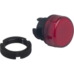 ZA2BV04 – Head for pilot light, Harmony XAC, for incandescent bulb, plastic, red cap, 22mm