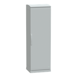 NSYPLAZT1554G – Floor standing polyester enclosure, Thalassa PLA, open bottom, ventilated canopy, 1500x500x420mm, IP44, IK10