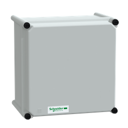 NSYPLSP2727G – PLS box, polyester rear, polyester cover IP66 27x27x18cm