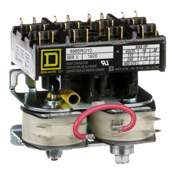 Square D 8965RO10V02 110/120 VAC Polyphase 3-Pole 1NO 1NC Open Type Reversing Definite Purpose Hoist Contactor