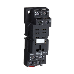 Square D RPZF2 250 Volt 16 Amp 35 mm Din Rail/Panel Mount Screw Clamp Terminal Relay Socket