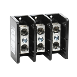 9080LBC363101 – Power distribution block, Linergy, 3 pole, 1 line, 1 load, 255A Cu, 600V