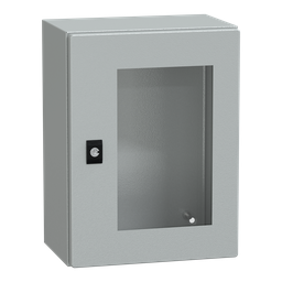 NSYCRN43200T – PanelSeT CRN tspt door w/o mount.plate. H400xW300xD200 IP66 IK08 RAL7035..