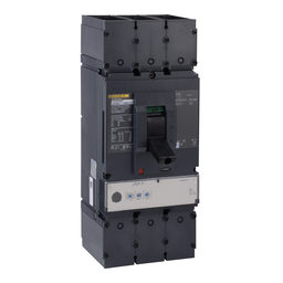 LRL36600U31X – Circuit breaker, PowerPacT L, 600A, 3 pole, 600VAC, 100kA, lugs, MicroLogic 3.3, 80%