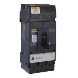 LGA36400U31XSA – Circuit breaker, PowerPacT L, 400A, 3 pole, 600VAC, 18kA, I-Line, Micrologic 3.3, 80%, ABC, shunt