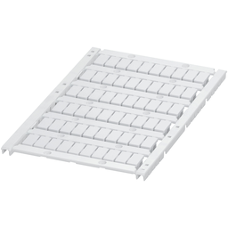 NSYTRABPV6 – Terminal Blocks, Linergy, marking card, 6 strips of ten blank markers, for 6.2mm blocks, white