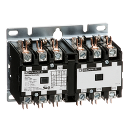 8965DPR43V02 – Reversing Hoist Contactor, 40A, 3 pole, 110/120VAC 50/60Hz coil, open style