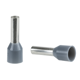 DZ5CE025 – Cable ends, Linergy TR cable ends, single conductor, grey, 2.5mmÂ², medium size, 10 sets of 100