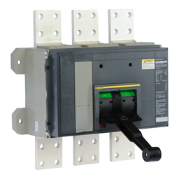 RKF36000S20 – Automatic switch, PowerPacT R, 2000A, 3 pole, 600VAC, 50kA, busbar, magnetic