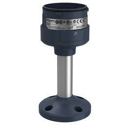 XVUZ02 – Fixing plate with 100mm aluminium pole for modular tower lights, Harmony XVU, black, 60mm