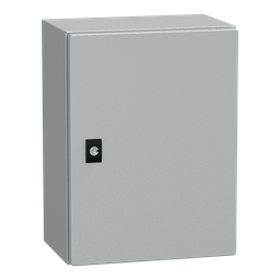 NSYCRN43200P – PanelSeT CRN plain door with mount.plate. H400xW300xD200 IP66 IK10 RAL7035..