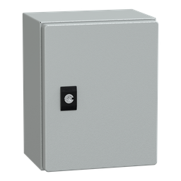 NSYCRN252150P – PanelSeT CRN plain door with mount.plate. H250xW200xD150 IP66 IK10 RAL7035..