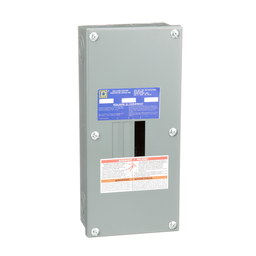 QO403L60NS – Load center, QO, 3 phase, 3 spaces, 3 circuits, 60A main lugs, NEMA1, neutral gnd bar, surface cover