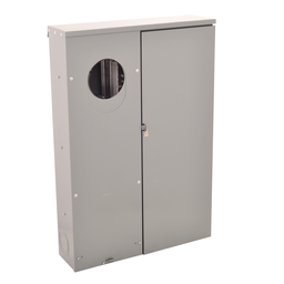 QUM400CL – Meter mains, QO, CSED, ringless socket, 400A, surface mount, Class 320 with lever bypass
